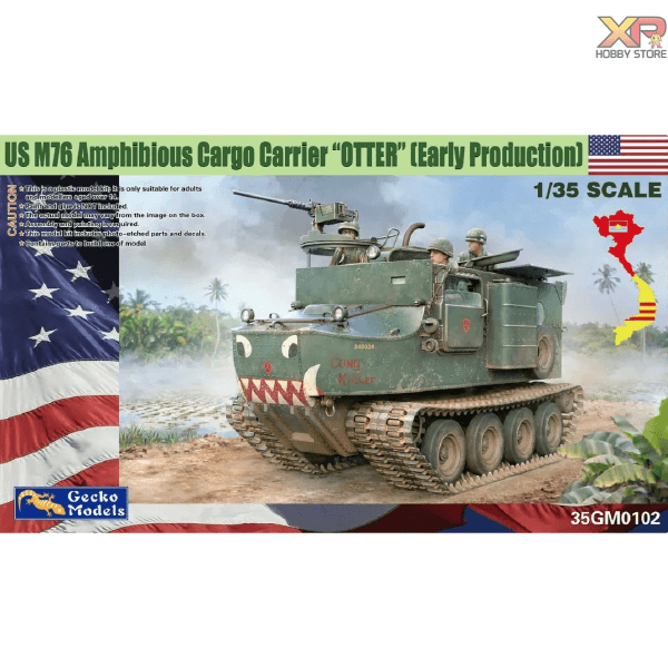 [Gecko Model] 1/35 : US M76 Amphibious Cargo Carrier “OTTER” (Early Production) (35GM0102)