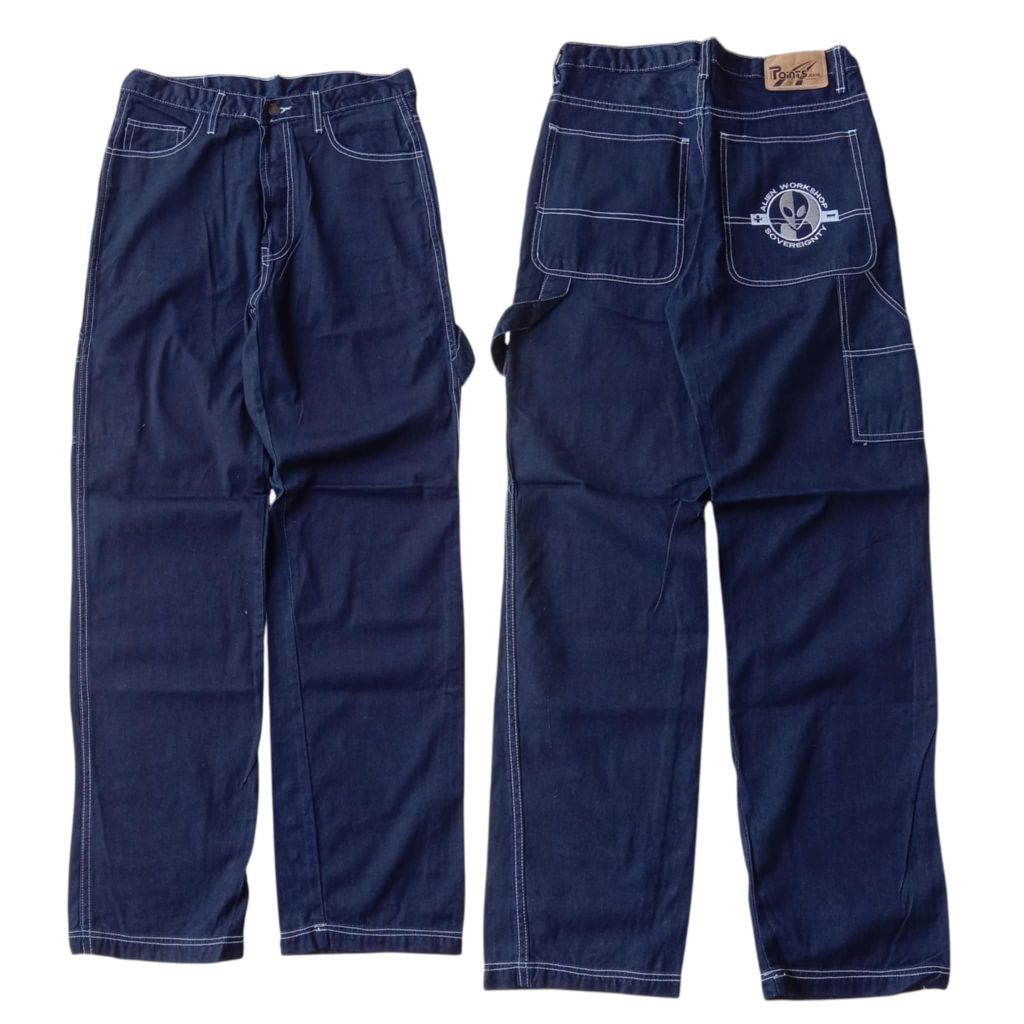 Alien Workshopลายปักตูด กางเกงAlien กางเกงสเก็ต ใส่ได้ทั้งหญิงและชาย Alien Workshop