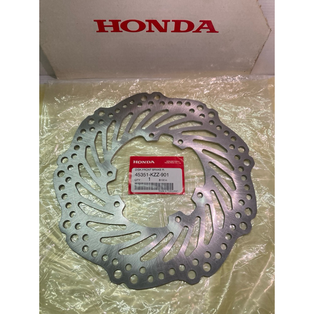 (แท้ศูนย์ฮอนด้า) จานดิสเบรค หน้า CRF250L CRF300L น๊อตจานดิสเบรคหน้า 90105-KZZ-900  45351-KZZ-901