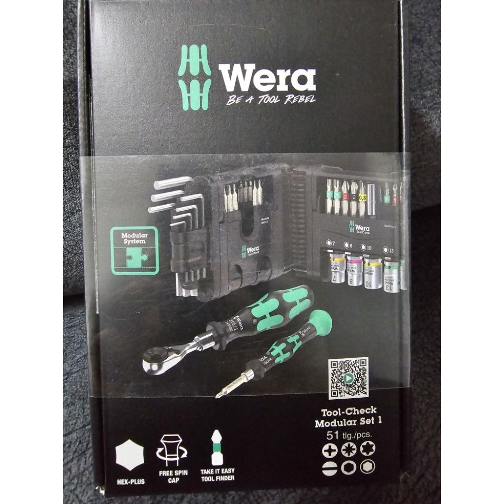 ชุดไขควง ประแจ Tool-Check Modular Set 1 Code:05049020001 Wera