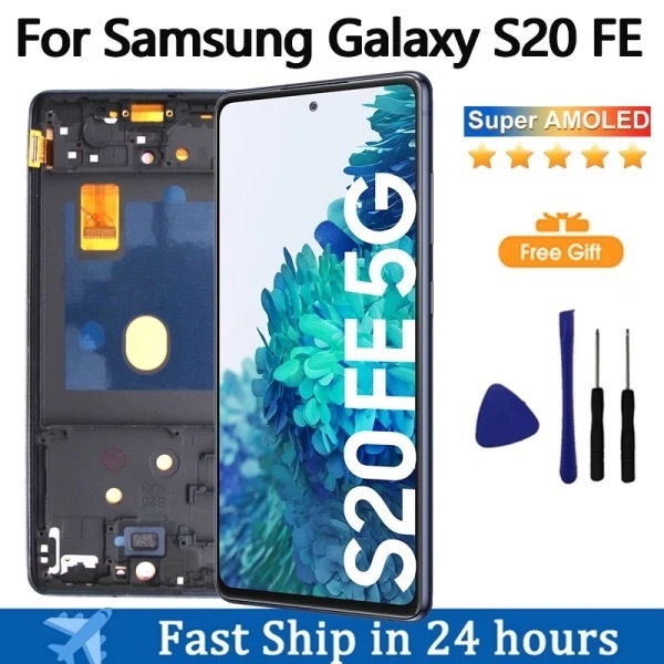 จอชุด samsung S20 FE จอS20FE หน้าจอ จอ + ทัช ซัมซุง กาแลคซี่ S20 FE Lcd Screen Display Touch samsung