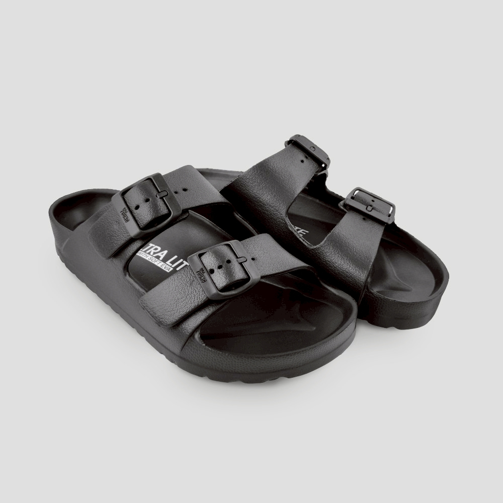 ST.JAMES รองเท้า EVA รองเท้าแตะลำลอง ส้น 1.5 CM. รุ่น CLOUD SLIDE สี BLACK l รองเท้าแตะ ผู้หญิง