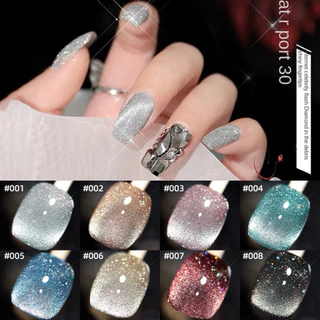 สีทาเล็บเจล DIAMOND Cat Eye มีให้เลือก 8 สี สินค้าพร้อมส่งในไทย