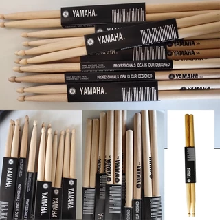 ไม้กลอง ​Yamaha​5A/7A​ ไม้เมเปิ้ล แพ็ค1 คู่ ไม้กลองDrum stick สำหรับห้องซ้อม นักเรียน