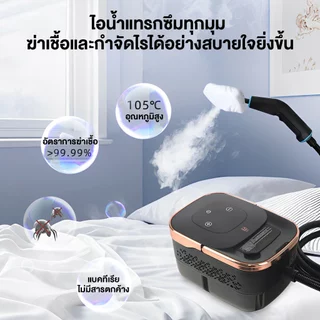 DLT- afel เครื่องทำความสะอาดไอน้ำ 1250ML ปรับความเร็วได้ 6 ระดับ อุณหภูมิสูง Steam cleaning machine รับประกันตลอดชีวิต