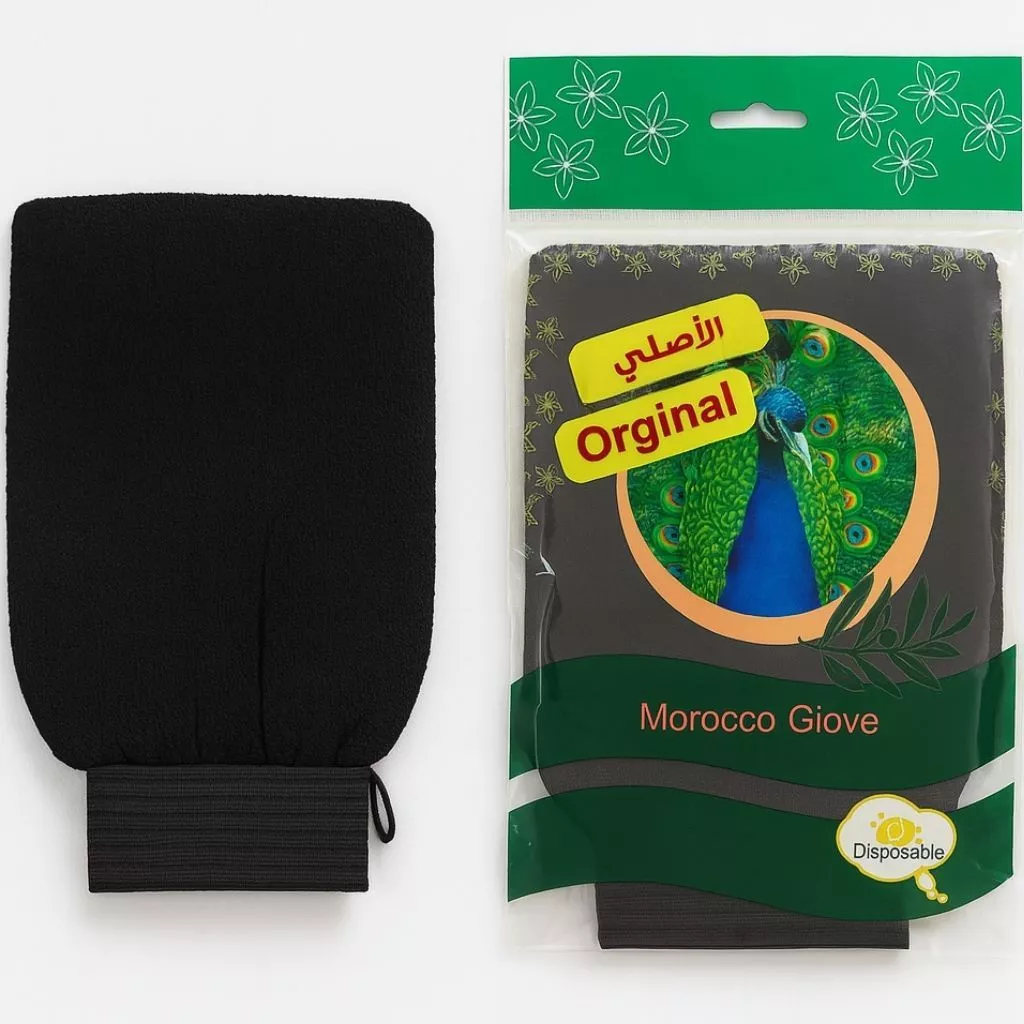 Morocco Glove ถุงมือระเบิดขี้ไคล ผ้าใยธรรมชาติ100% สินค้าส่งออก ใช้ในพิธีอาบน้ำ "ฮัมมัม" (Hammam) ของตรุกี