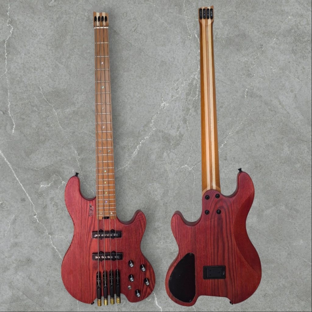 เบสไฟฟ้าหัวตัด SQOE SEBS990 HEADLESS BASS พร้อมกระเป๋าซอร์ฟเคสมีหมอนรองคอ