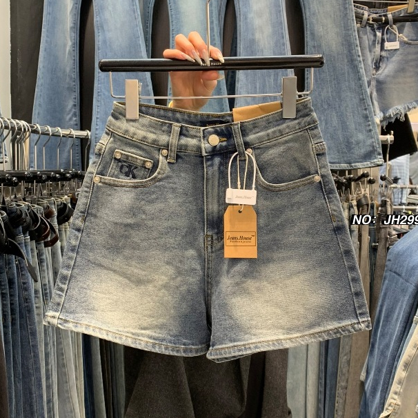 JH2996# กางเกงยีนส์ขาสั้น