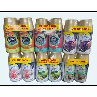 พร้อมส่ง4กลิ่น *แพคคู่สุดคุ้ม*Glade สเปรย์ปรับอากาศ ออโตเมติก(รีฟิลแพคคู่)glade valuepack มีเรทส่ง