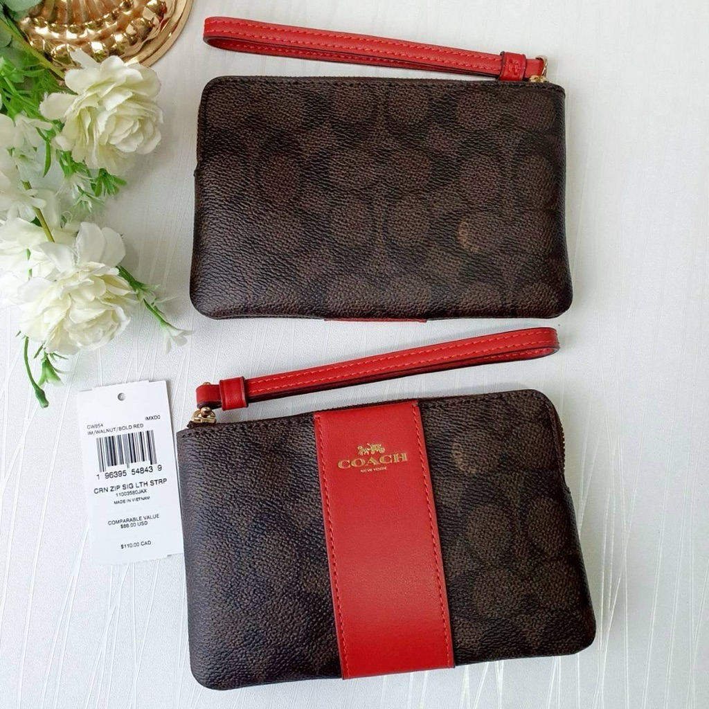CORNER ZIP WRISTLET (COACH CW854 / CW964 )