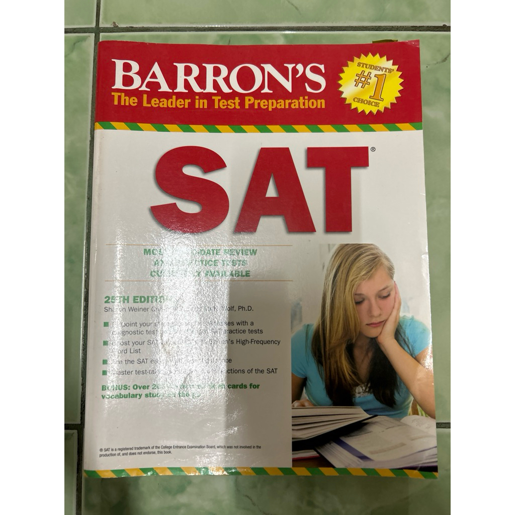 barron’s sat มือสองมี 10% ไม่มี cd