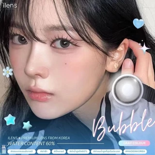 💧ค่าอมน้ำ60% 🌈Bubble🌈คอนแทคเลนส์ Brown / Gray / Blue (ilens) ขนาดกลาง💖