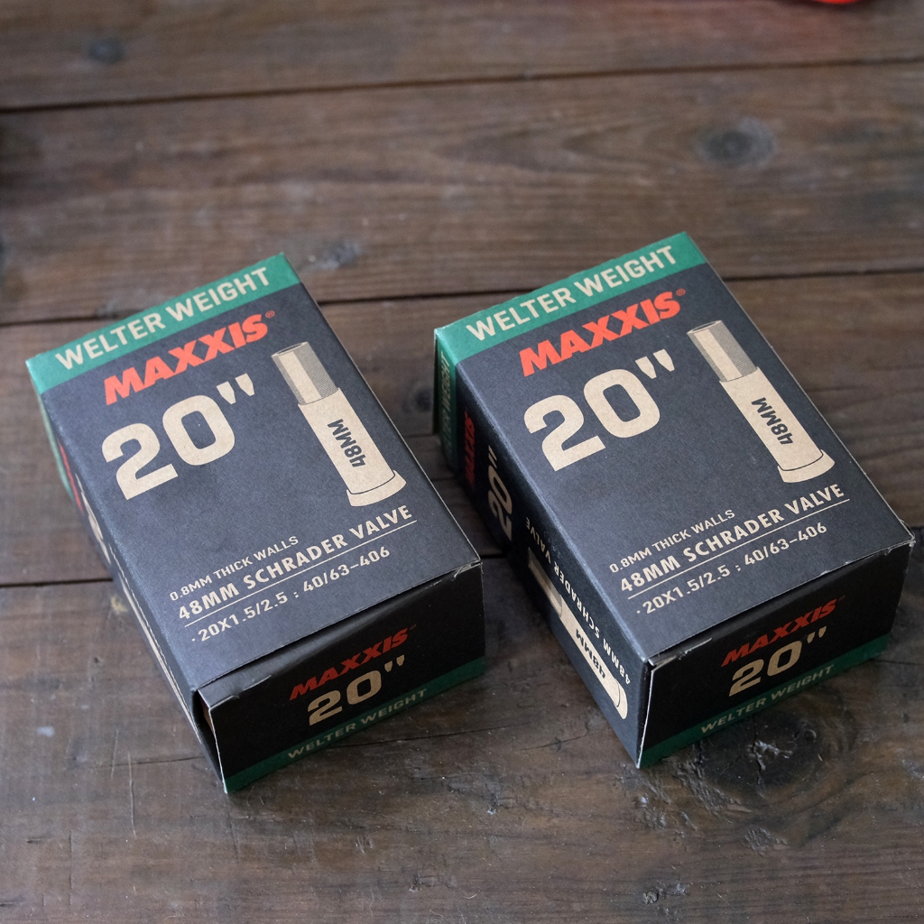 ยางในจักรยาน MAXXIS ขนาด 20 นิ้ว [ 20x1.0-1.50 และ 20x1.50-2.50]