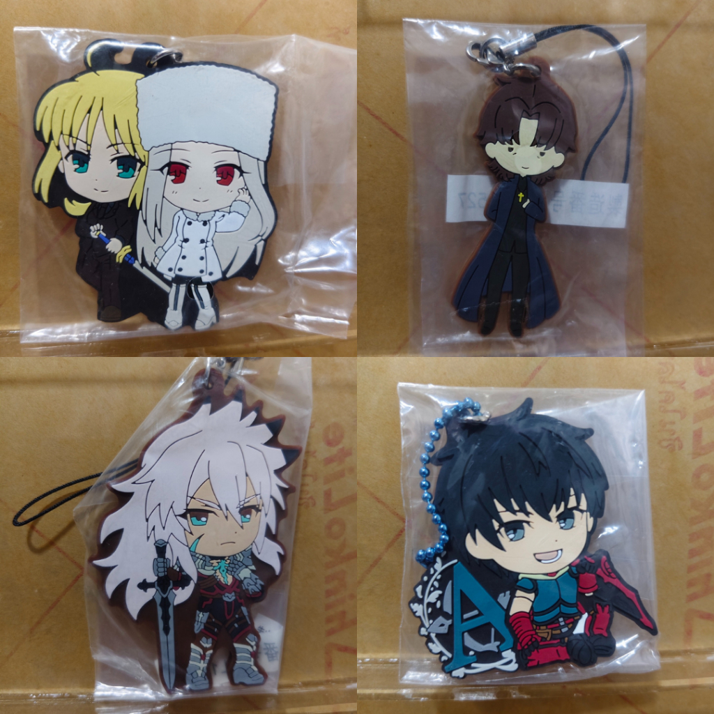 พวงกุญแจ Fate Zero , Fate Grand Order  มือ1 ลิขสิทธิ์แท้ ราคาน่ารัก