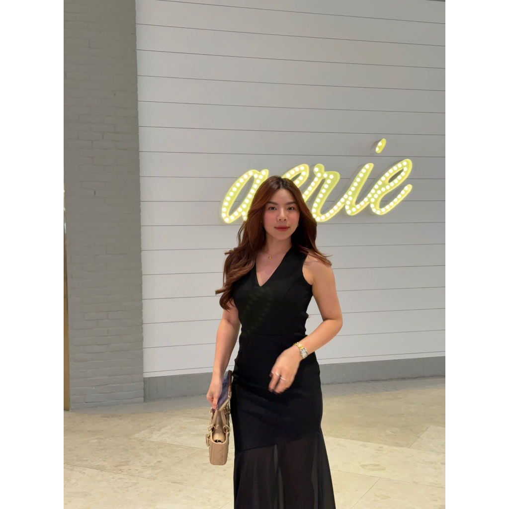 “Issaya Brand” Cynthia เดรสยาวปลายชีฟองซีทรู เดรสออกงาน เดรสพรางหุ่น ชุดไปงานแต่ง รหัสE41 เดรสงานแต่ง ชุดออกงาน ชุดราตรี ราคา ถูกที่สุด ดีลบีเคเค แกลเลอรีภาพที่ 4
