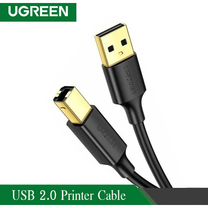 (พร้อมส่ง) UGREEN 10351 / 10352 Cable PRINTER USB2.0 1.5M / 3M / 5M สายเครื่องปริ๊น สายต่อ printer