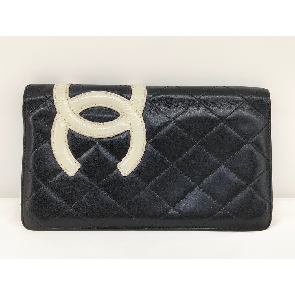 กระเป๋าตังค์ กระเป๋าสตางค์ Chanel Long Wallet CC CoCo ของแท้ มือสอง ราคา 8,999