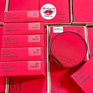 (แท้/พร้อมส่ง) New !! Espoir Pro Tailor Be Velvet Cushion SPF34 PA++ (13g+refill) คุชชั่นแมตต์ เรียบเนียน เบลอรูขุมขน