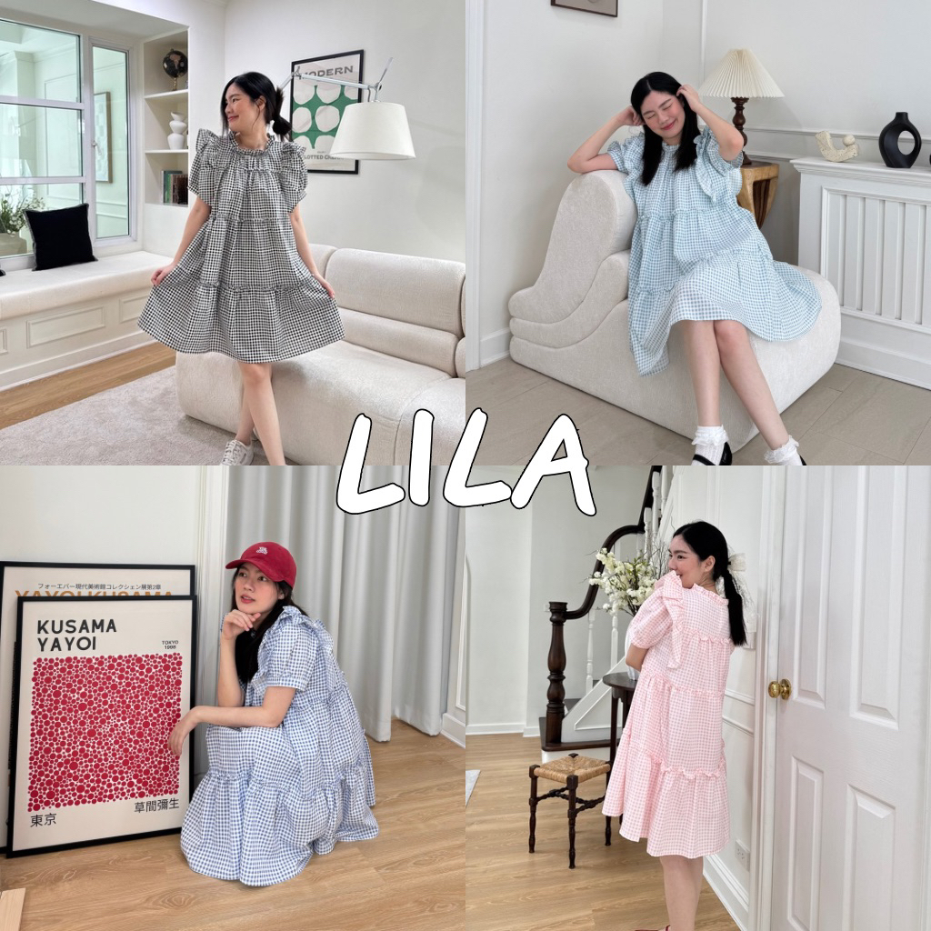 93FAVORS l “Mia” เดรสแขนยาว ชายระบาย