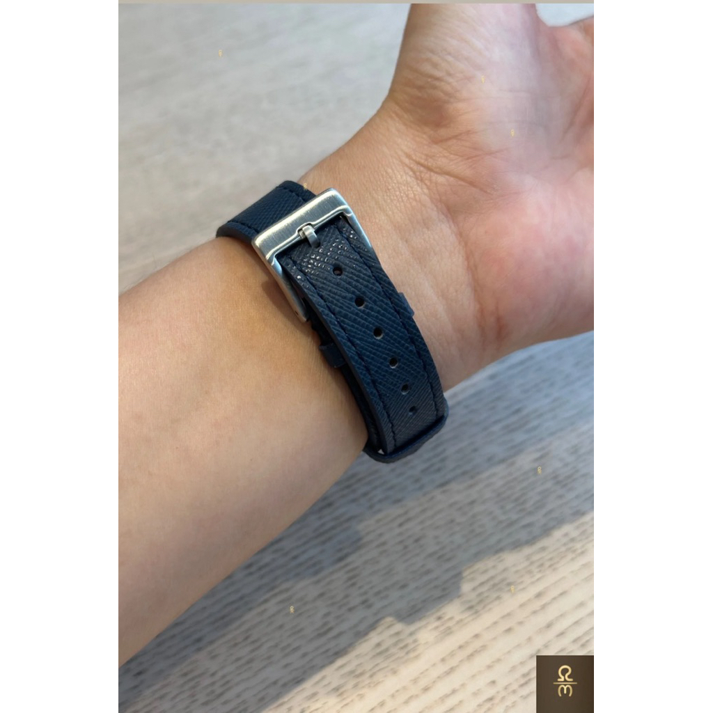 สายนาฬิกาหนัง SAFFIANO ใช้กับ OMEGA x swatch ขนาด 20มม. - รูปที่ 2