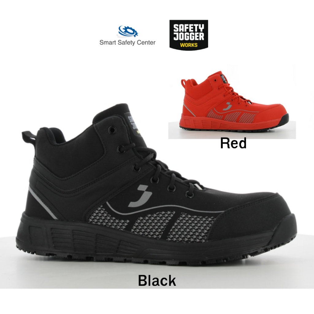 [ลิขสิทธิ์แท้ รับประกัน3เดือน] รองเท้าเซฟตี้ Safety Jogger รุ่น MILOS S1P Mid