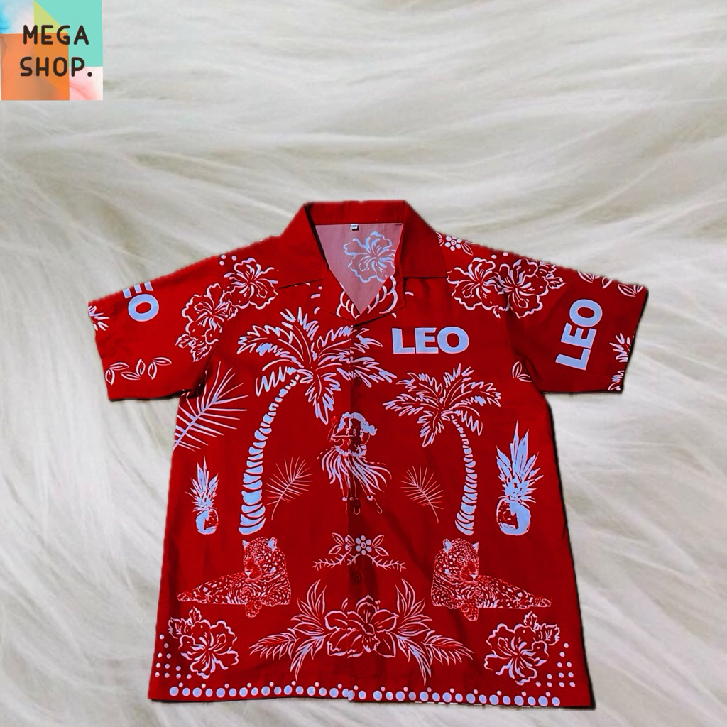 เสื้อฮาวายลีโอ  ไซส์L XL 2XL