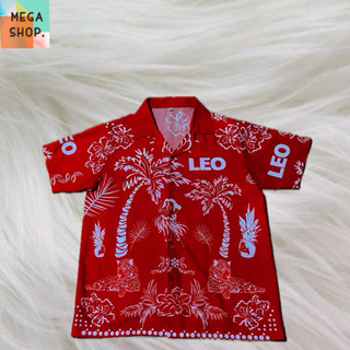 เสื้อฮาวายลีโอ  ไซส์L XL 2XL