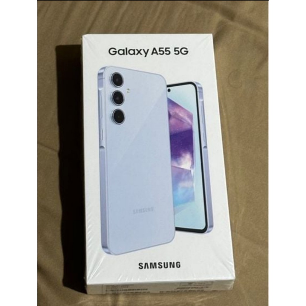 Samsung Galaxy A55 - 5G สีฟ้า ไม่แกะซีล ของใหม่ Memory: ความจุ 256GB Ram✅‼️ - เคส