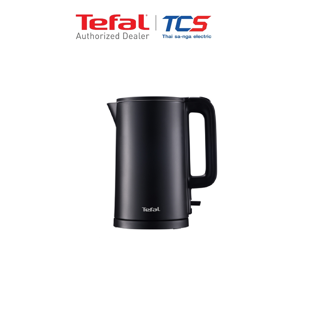 Tefal กาต้มน้ำไฟฟ้า รุ่น KO1408E0 Thermo Protect 1500W ความจุ 1.5 ลิตร สีดำ รับประกัน 2ปี