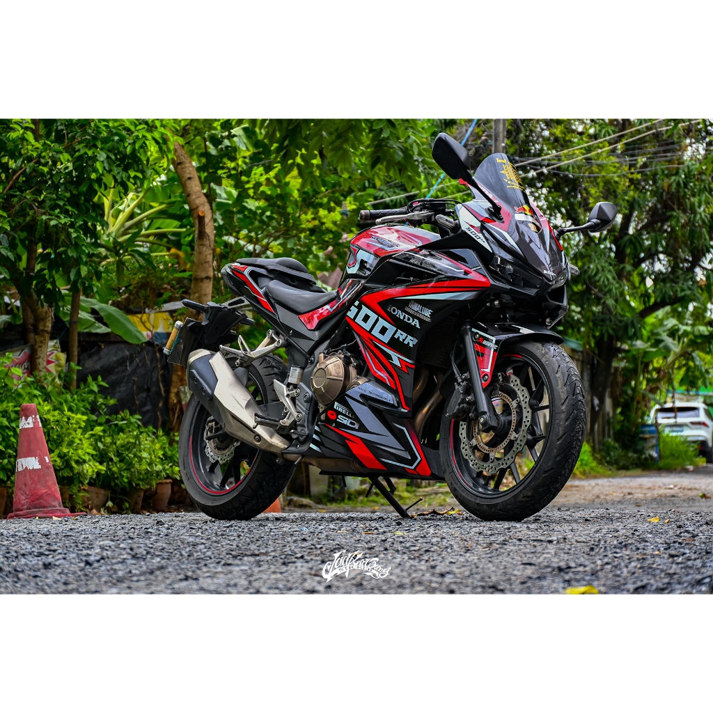 สติ๊กเกอร์แต่งลายรถ HONDA CBR 500 ปี 2019-2022 ลาย Racing 500RR