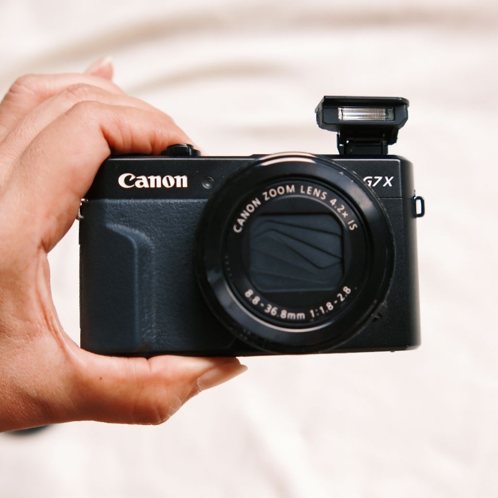 📷 Canon G7X Mark II | กล้องคอมแพคถ่ายผิวใส จอพับ Vlog ได้ | Full HD | มือสองสภาพสวย | พร้อมใช้งาน