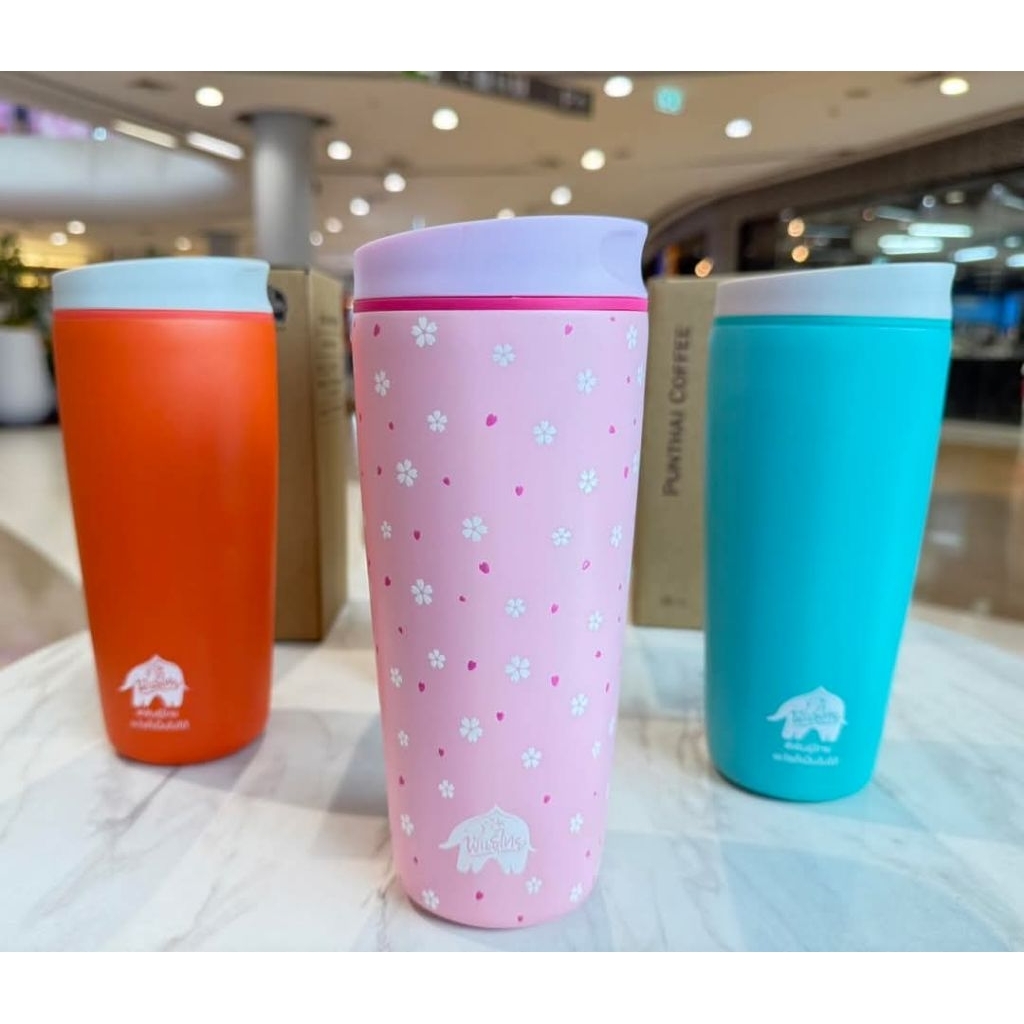 พันธุ์​ไทย​✨Sip Tumbler แก้วน้ำเก็บความเย็นเคลือบเซรามิก​🐘