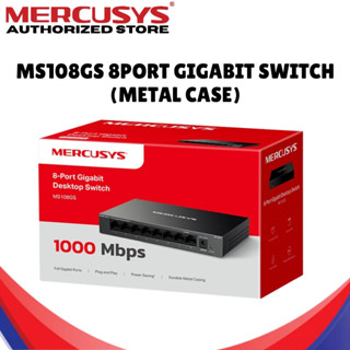 MERCUSYS (MS108GS) 8-Port Gigabit Desktop Switch 10/100/1000…