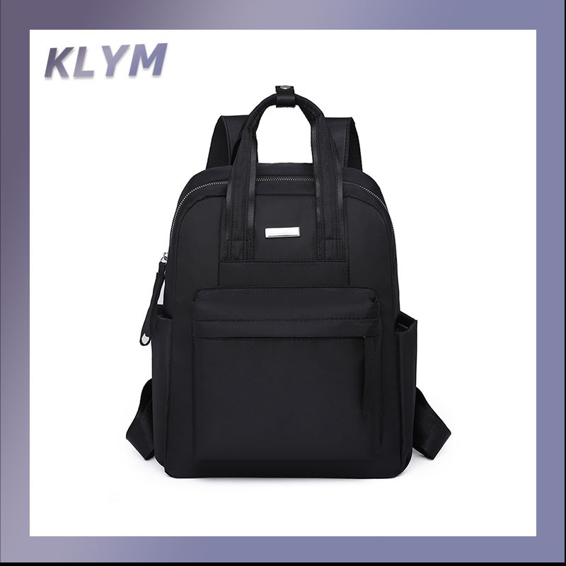 KLYM #S525 กระเป๋าเป้กันน้ำ กระเป๋าแฟชั่นสไตล์เกาหลี กระเป๋าเป้สะพายหลังสไตล์ลำลอง