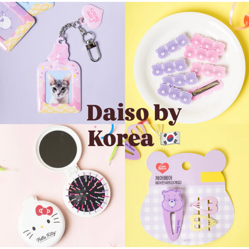 พร้อมส่ง 🇰🇷 Hair clip แท้จากเกาหลี💯 Disney Sanrio จาก Daiso