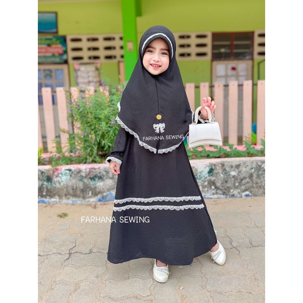 เดรสพร้อมผ้าคลุมทรงฟองน้ำผ้าสลาฟ