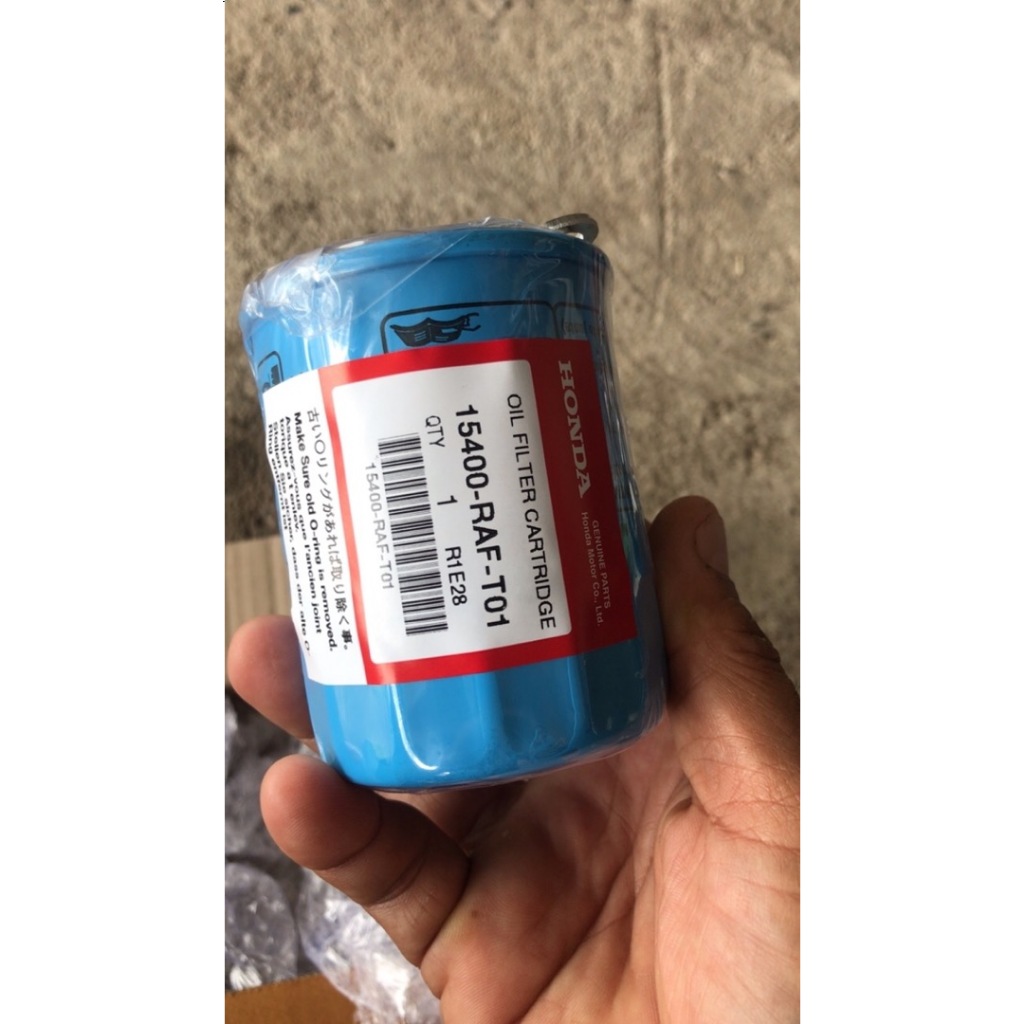 กรองถูกและดี HONDA กรองน้ำมันเครื่อง ฮอนด้า ทุกรุ่น กรองเครื่อง รหัสแท้ 15400-RAF-T01 - รูปที่ 5