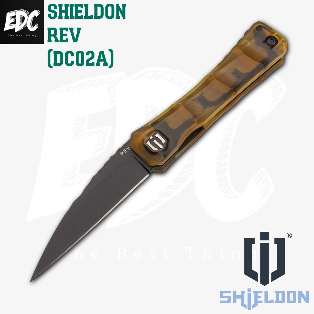 📍""SHIELDON REV (DC02A)""  มีดพับของแท้ - ของสะสม อุปกรณ์เดินป่า