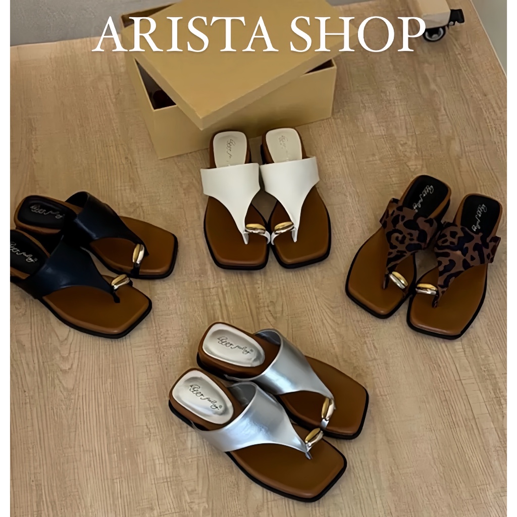 ❌พร้อมส่ง ส่งไว❌รองเท้าแตะเสริมส้น ลายเสื้อดาว Leopard Shoes