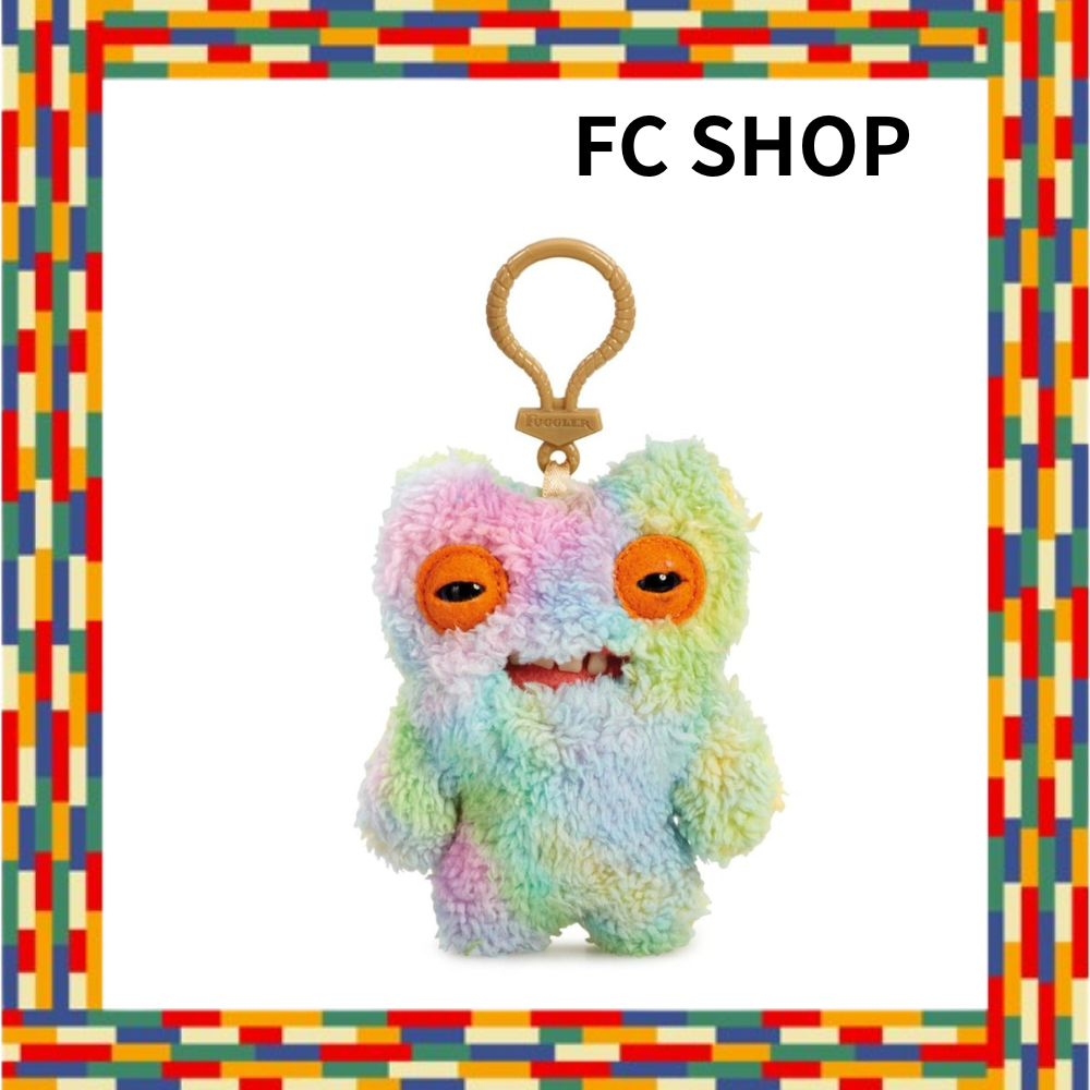 [Fuggler] Fuggler (Keyring) Keyring 2nd Edition Munch Munch (Multi-Coloured Tie Dye Fuzzy) Munch Mun
