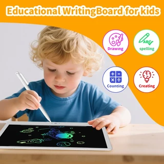 พร้อมส่ง กระดาน lcd กระดานวาดรูปเด็ก 12 /16/20 นิ้ว writing board ลบด้วยคลิกเดียว เขียนได้อย่างคล่องแคล่ว