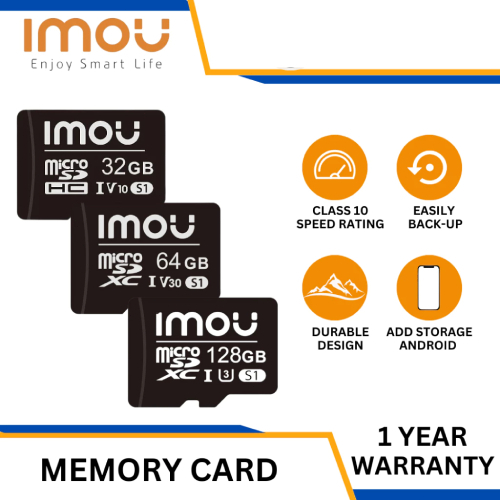 ✔ของแท้✔⚡️เมมโมรี่การ์ด⚡️ IMOU Memory Micro SD Card 32GB, 64GB,128GB ,256GB ,512GB,1TB,2TB