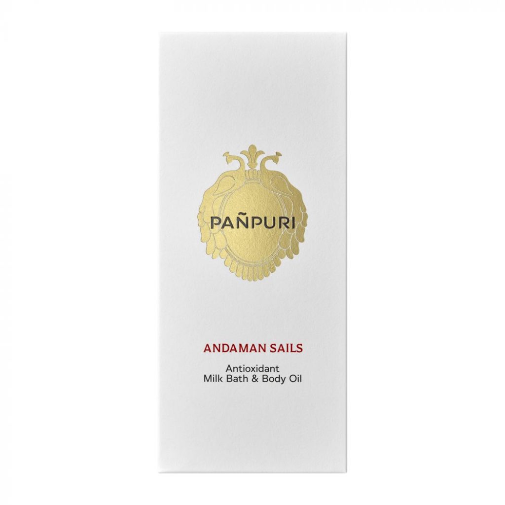 Panpuri antioxidant milk bath & body oil #adaman sails 250ml. ออยล์บำรุงผิวที่สกัดจากพืชพรรณธรรมชาติ