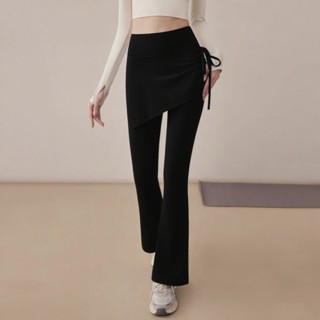 กระโปรงกีฬาผู้หญิง กระโปรงกางเกงสองชั้น เอวสูง จีบข้าง 2in1 …