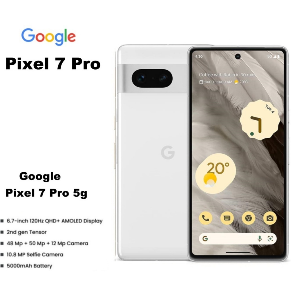 โทรศัพท์มือถือ Google Pixel 7 Pro มือสองสภาพสวย97%ไม่มีตําหนิดครื่องแท้ใช้ได้ทุกเครือข่าย