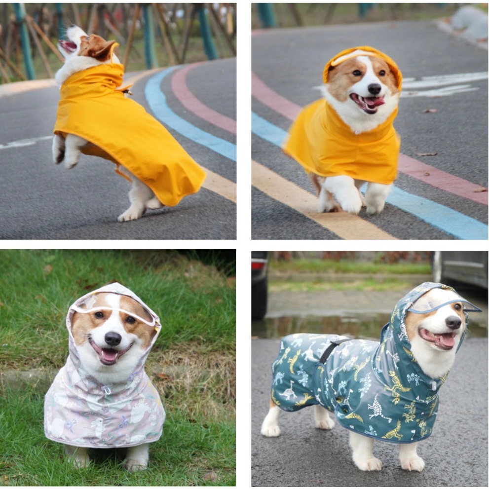 MG-733 เสื้อกันฝนสำหรับสัตว์เลี้ยง สุนัขและหมา กันน้ำได้ดี ดีไซน์น่ารัก พร้อมไซส์ใหญ่ ราคาสบายกระเป๋า พร้อมจัดส่งทันที ราคา ถูกที่สุด ดีลบีเคเค แกลเลอรีภาพที่ 2