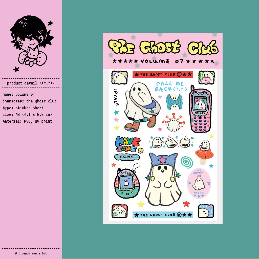 The ghost club / sticker sheet / vol.07