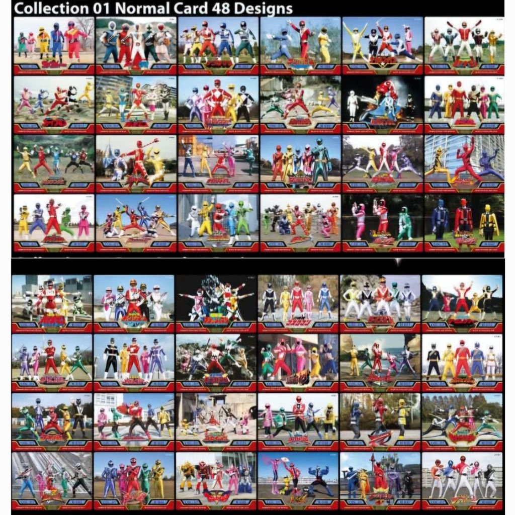 [พร้อมส่ง] Super Sentai Card N Collection การ์ดคอลเลคชั่น ซูเปอร์เซ็นไต แบบ Normal