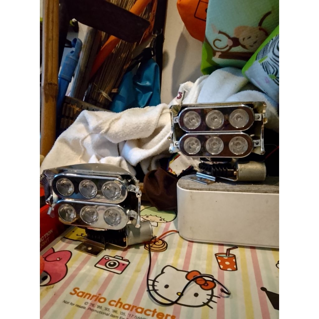 ไฟหมุน LP 6000 โค้ด 3  4 ชุด พร้อมติดตั้งจุดเดิมได้เลยสินค้าเลือกสีได้🔵🔴🟡