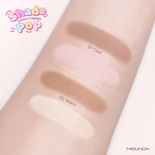 Meilinda Shade Pop Contour & Highlight เมลินดา เฉดป๊อปคอนทรัวส์ แอนด์ ไฮไลท์ ขนาด 3.6กรัม MC5108